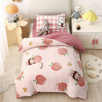 Milk kindergarten quilt three pieces of winter plush childrens noon toilet for lunch cushion six pieces of special quilt