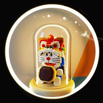 National tide Doraia a dream Lego building blocks girls small particles assembly puzzle jigsaw cat gifts
