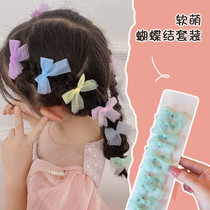 Korean version of the chao xian cute hair children sweet headdress candy-colored gauze hairclip 1 09