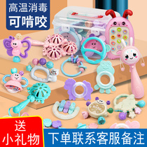 Baby toy bells can bite 0-1 years old puzzle early Wu Qi ba jiu shi from 6 to 12 months baby