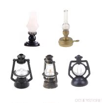 5 Styles Mini Oil Lamp For 1:12 Doll House Miniature