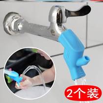 Pit rubber extender wow rubber extender cartoon water guide mouth anti-cheap splash head cartoon silicone faucet nozzle