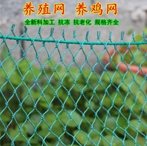 Chicken fence net plastic nylon breeding net household ring isolation woven net anti-escape joint soft silk protective net