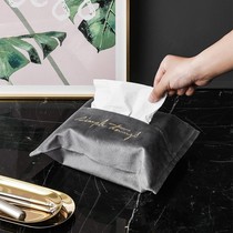 Hanging leather cloth tissue bag tissue box paper towel bag Kitchen restaurant car paper bag car