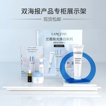 Double poster cosmetics acrylic display stand Beauty display rack skin care display stand plastic display stand