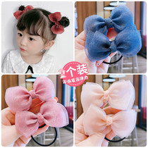  Korean version of the net red super fairy cute hair accessories childrens sweet headdress pearlescent mesh hairpin 01