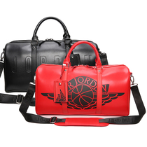 aj diagonal satchel travel bag outdoor luggage bag training bucket bag single shoulder male fitness bag handbag basketball bag