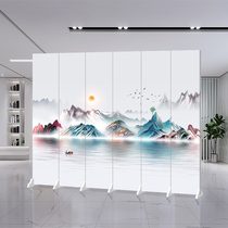 Nordic screen partition living room modern simple small house porch foldable mobile bedroom shelter home decoration