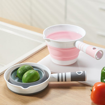 Household kitchen water scoop thickened plastic water spoon bath scoop scoop scoop scoop scoop scoop children wash water spoon folding