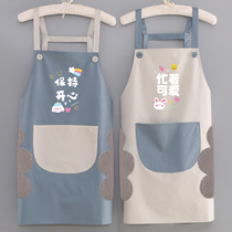 Apron 2022 New household kitchen external waterproof oil and oil cooking work clothes female waist home catering dedicated