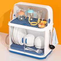 Baozhuanbao bottle storage box baby supplementary food worker storage cabinet tableware tableware water with double storage Q413nf storage