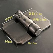 Hinge hardware truck door shaft detachment hinge iron door heavy iron thickened folding compartment welding 5mm large hinge