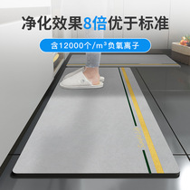 Kitchen mats mats sub-anion disposable erasable water absorbing anti-skid resistant to dirt and oil-repellent kitchen rugs