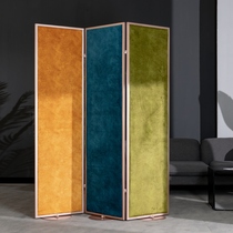 Living room partition screen decoration modern simple folding screen porch European partition wall small apartment light luxury folding mobile