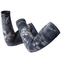 Summer python camouflaire sleeveless elastic ice cuff special soldier outdoor arm jacket male and female sunscreen Sport riding sleeve
