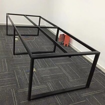 Rock board table leg bracket modern desk table stand metal table foot stand iron frame conference table foot customization