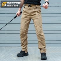 IX3 reverse fire autumn and winter consul tactical trousers male military fan slim multi-pocket training leisurely outdoor overalls pants