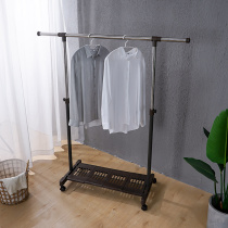 Juyou drying rack Floor-to-ceiling bedroom folding balcony Simple clothes rack Cold clothes rack Drying rack Indoor single rod type
