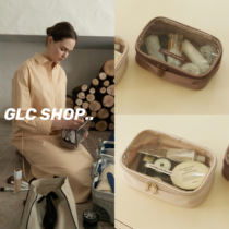  Spot Korean DEPOUND transparent large-capacity cosmetic bag portable wash storage bag good texture