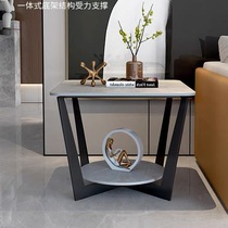 Nordic light rock board side corner few living room sofa side cabinet Square small coffee table side table bedside table small table