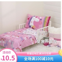 Foreign trade originally sold for children Quilt Kindergarten Quilt air conditioning Pink Rainbow Unicorn