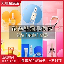 Acrylic color transparent geometric photography props Cosmetics Jewelry skin care products shooting props Net celebrity ins wind still life posing glass plate counter display products commercial photo props