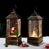 Christmas gift music box to send children girl floating snowflake crystal ball birthday decoration creative music box ornaments