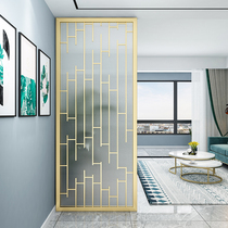 Changhong glass living room block brake partition wall screen entrance decoration door occlusion Nordic simple modern technology