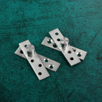 Stainless steel 360-degree shaft wooden door upper and lower hinge positioning door shaft Earth shaft rotating shaft hidden hinge hinge