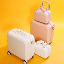 Suitcase Women small light Mini 18 inch boarding primary-mother pull-bar box password travel box Mens little fresh