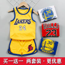 (Factory direct sales) new basketball uniform boy vest set girls quick clothes sportswear baby two-piece set