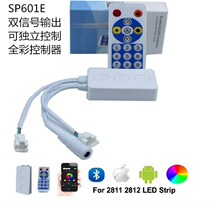 SP601E full color boulevard drum controller WS2811 2812 slide light with mobile phone Bluetooth APP fireworks music