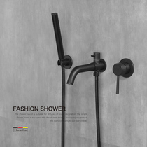 Dura Lane new concept concealed into the wall bathtub faucet cylinder side faucet simple shower shower