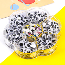 Handmade eye activity eye sticker Kindergarten Small Animal Eye bead sticker Children diy art area material