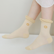 Autumn month Socks absorb sweat breathable loose pregnant women autumn loose cotton socks women postpartum special spring and autumn socks