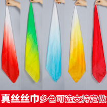 Dance fan accessories dance handkerchief silk silk scarf handkerchief Dancing Handkerchief mulberry silk handkerchief custom-made various colors