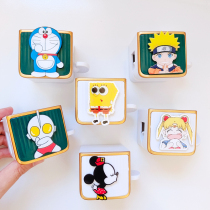 Cute cartoon squeezing toothpaste artifact for men and women children without punching wall-mounted toothpaste machine manual facial cleanser squeezer
