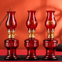 Batch retro kerosene lamp glass craft small oil lamp wedding Double Happy into the house to enter the house lamp