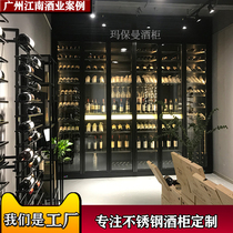 Manufacturers stainless steel wine cabinet custom custom wine cabinet constant temperature wine cabinet Wine cabinet display KTV wine cabinet wine rack