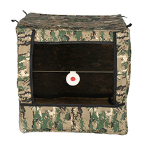 Oshonda stainless steel skeleton slapbow target box double-layer reinforced silencer cloth practice bullet shooting target folding target box