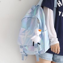 Hong Kong symphony pearl light lightweight waterproof school bag Han Harajuku ulzzang shoulder bag Female college student shoulder bag