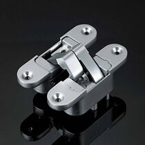 Three-dimensional adjustable hinge invisible wooden door folding door hidden cross dark hinge hidden loose leaf