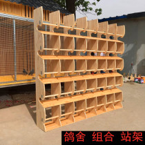 Pigeon set pigeon racing combination arcuate station arcuate arcuate nest box shed special arcuate loft pigeon set