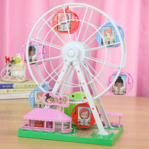 Skyscraper Wheel Toy Music Box Clockwork Eight Soundbox Female rotating Trojans Princess Girls Childrens birthday present