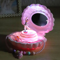 Music Box Music Box Rotating Dance Ballet Girl Princess Shell Christmas Crystal Ball Childrens Birthday Gift
