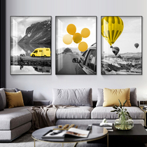 Nordic living room decoration painting sofa background wall hanging painting Bedroom dining room wall Yifan tailwind modern minimalist mural
