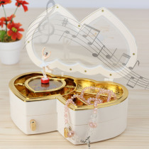 Music box rotating dance ballet girl princess jewelry box crystal ball music box children Christmas birthday gift