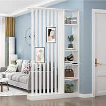 Home entrance shelf Living room partition Household solid wood new Chinese style screen Simple door block brake Bedroom block