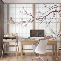3d new Chinese style ancient flowers and birds wallpaper Japanese sushi restaurant tatami background mural bedroom hotel hostel wallpaper