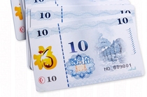 Chess room small denomination mahjong chip card chip card thick brand plastic square token mahjong